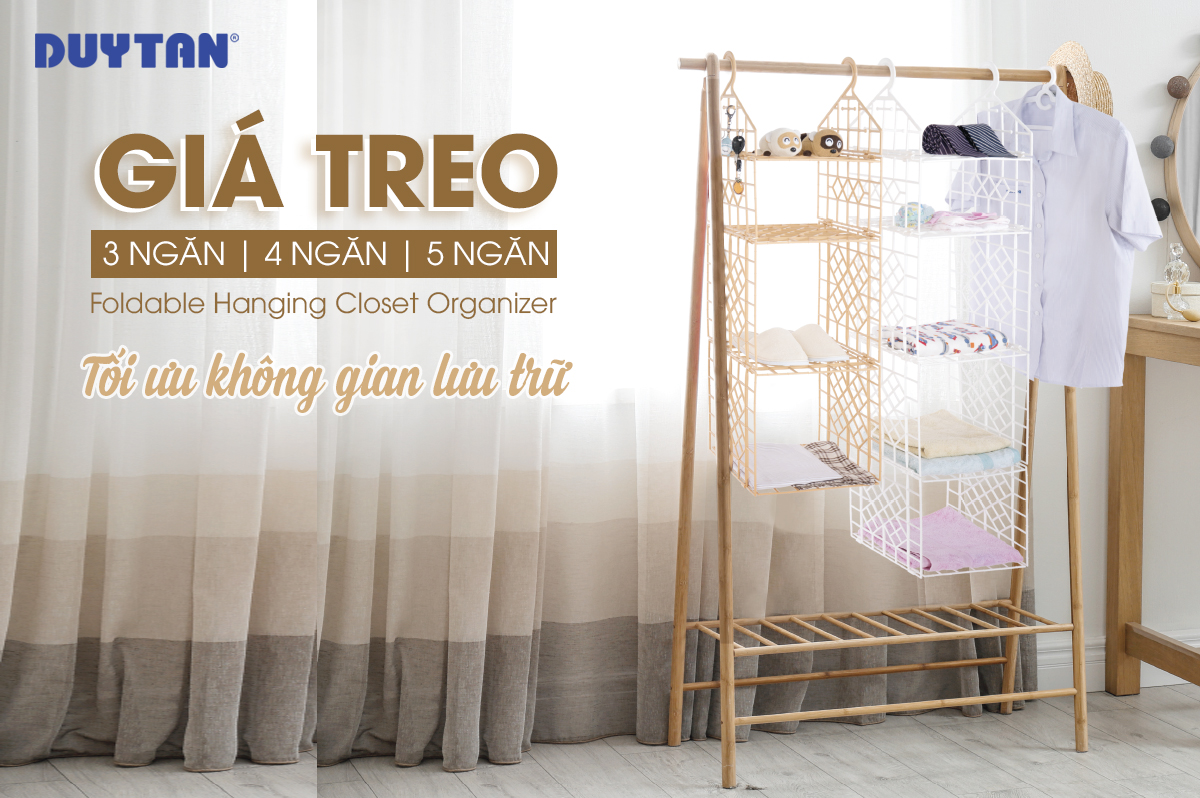 Tối Ưu Không Gian Lưu Trữ Với Giá Treo Đồ Ghép Ngăn Thông Minh - Nhựa Duy  Tân
