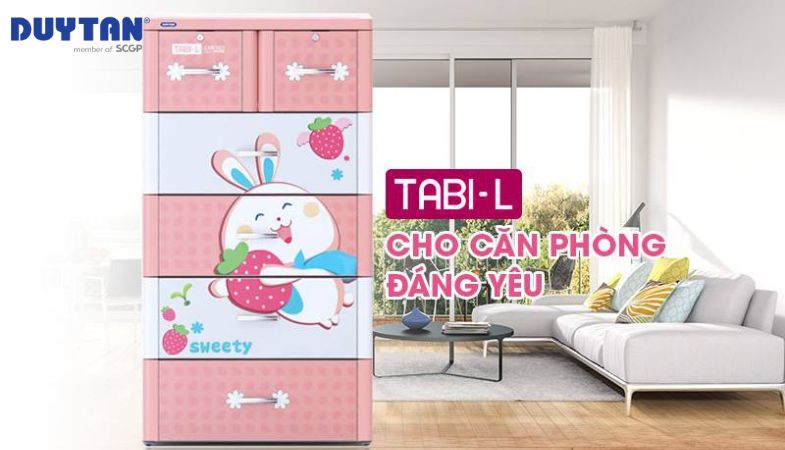 Tủ nhựa Duy Tân 5 tầng TABI